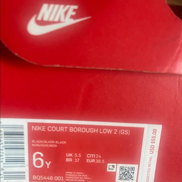 NIKE COURT BOROUGH LOW 2 (GS) - Picture 3 of 3